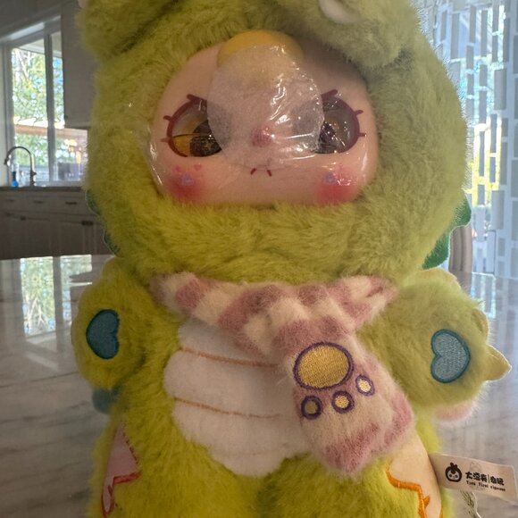 Cureplaneta 400% Baby Three Green dragon  with liquid eyes - Picture 13 of 14